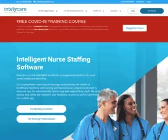 Intelycare.com(A Smarter Healthcare Staffing & Scheduling Solution) Screenshot