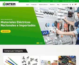 Intem.com.pe(Venta y Distribución de Materiales eléctricos) Screenshot