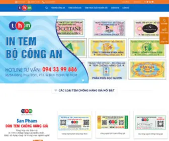 Intemchonghanggia.com(In Tem Chống Hàng Giả) Screenshot