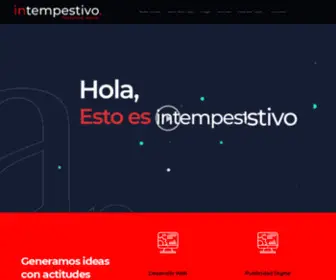 Intempestivo.com.mx(Intempestivo) Screenshot