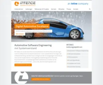 Intence.de(We connect industry expertise) Screenshot