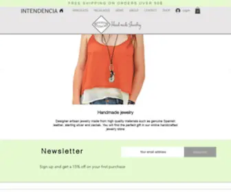 Intendencia-Jewels.com(Hand made jewelry) Screenshot