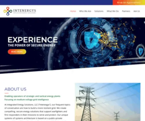 Intenergys.com(The Intenergys Difference) Screenshot