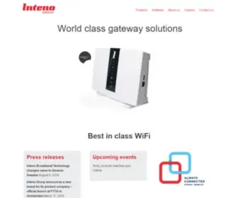 Intenogroup.com(Inteno) Screenshot