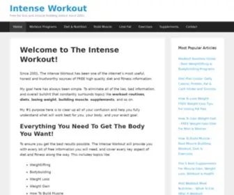 Intense-Workout.com(Intense Workout) Screenshot