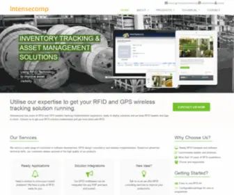 Intensecomp.com(RFID for Enterprise) Screenshot