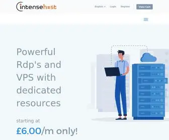 Intensehost.net(Portal Home) Screenshot