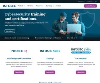 Intenseschool.com(Role-guided security training for the entire workforce) Screenshot