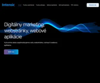 Intensic.sk(Digitálny marketing) Screenshot