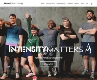 Intensitymatters.com(INTENSITY MATTERS) Screenshot
