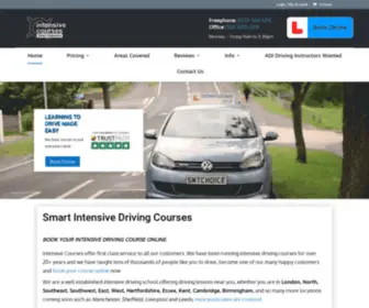 Intensivecourses.co.uk(Intensive Courses) Screenshot