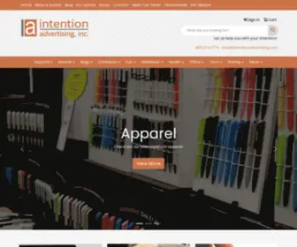 Intentionadvertising.com(Intention Advertising) Screenshot