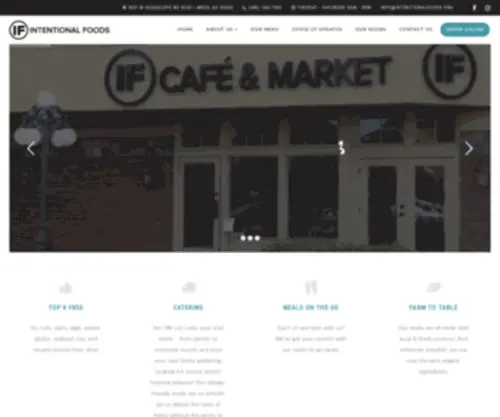 Intentionalfoods.org(Intentional Foods (IF Cafe & Market)) Screenshot