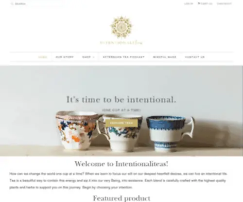 Intentionaliteas.com(Intentionaliteas Herbal Tea Gift Boxes) Screenshot