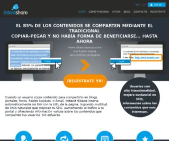 Intentshare.com(SEO) Screenshot