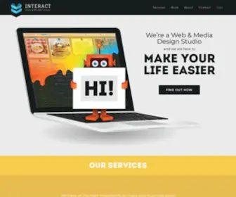 Inter-ACT.ro(Web and media design studio) Screenshot