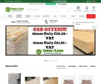 Inter-Line.co.uk(Inter-Line Building Supplies) Screenshot