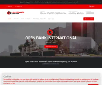 Inter-Opbank.com(OPEN BANK INTERNATIONAL) Screenshot