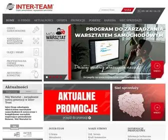 Inter-Team.com.pl(Dystrybutor części samochodowych) Screenshot