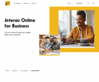 Interaconline.com(Interac Online Services for Consumers) Screenshot