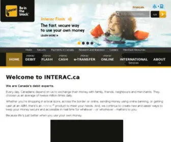 Interac.org(Money transfer online) Screenshot