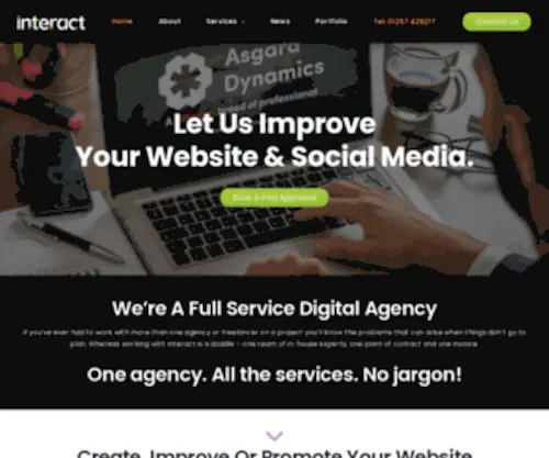Interact-Digital.co.uk(Interact Digital) Screenshot