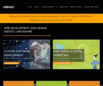 Interact-IT.com(Web Development Agency based in Chorley) Screenshot