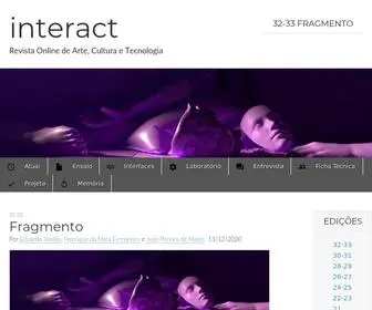 Interact.com.pt(Revista Online de Arte) Screenshot