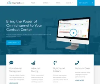 Interactcrm.com(Home) Screenshot