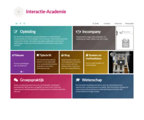 Interactie-Academie.be(Interactie Academie) Screenshot