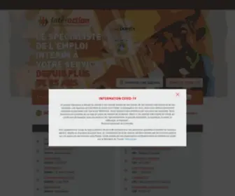 Interaction-Interim.com(Agence intérim) Screenshot