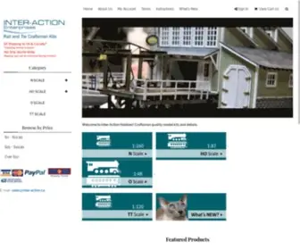 Interactionhobbies.com(Inter-Action Hobbies) Screenshot