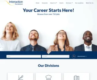 Interactionrecruitment.co.uk(Interaction Recruitment) Screenshot