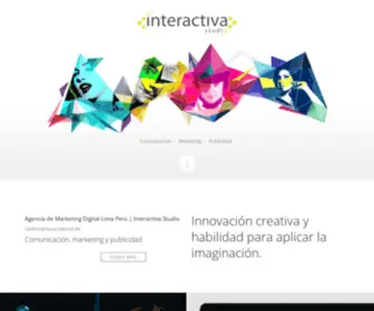 Interactivastudio.com(Agencia de Marketing Digital Lima Perú) Screenshot