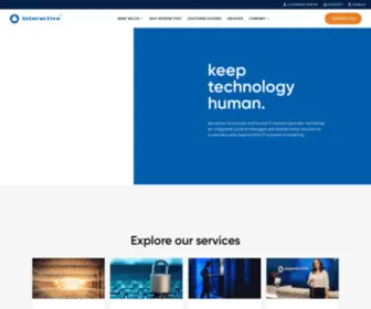 Interactive.com.au(Australia's Largest Privately Owned IT Company) Screenshot