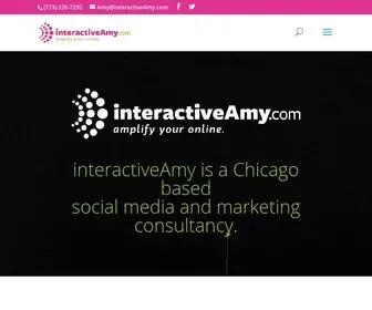 Interactiveamy.com(A Chicago based social media and marketing consultancy) Screenshot