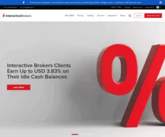 Interactivebrokers.ca(Interactive Brokers Canada Inc) Screenshot