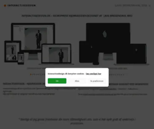 Interactivedesign.dk(Design til kunstnere) Screenshot