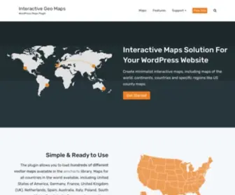 Interactivegeomaps.com(WordPress Interactive Maps Plugin) Screenshot