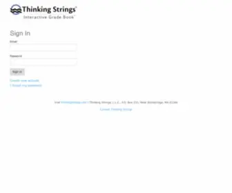Interactivegradebook.com(Thinking Strings Interactive Grade Book) Screenshot