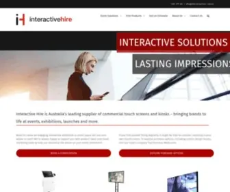 Interactivehire.com.au(Interactive Hire) Screenshot