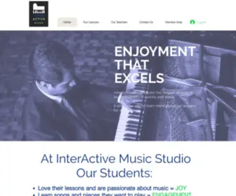 Interactivemusicstudio.net(InterActive Music) Screenshot