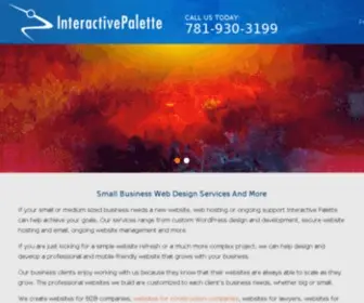 Interactivepalette.com(Website Design Company & Digital Agency near Boston) Screenshot