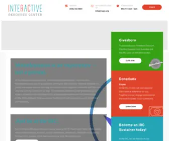 Interactiveresourcecenter.org(Greensboro Day Center) Screenshot