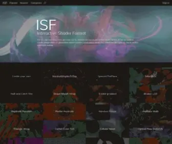 Interactiveshaderformat.com(Isf) Screenshot
