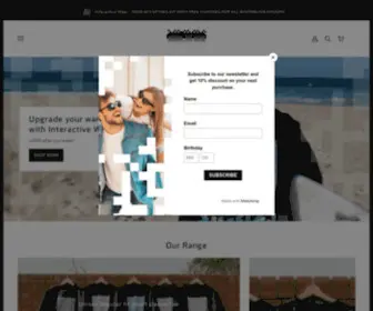 Interactivewear.com.au(Interactive Wear) Screenshot