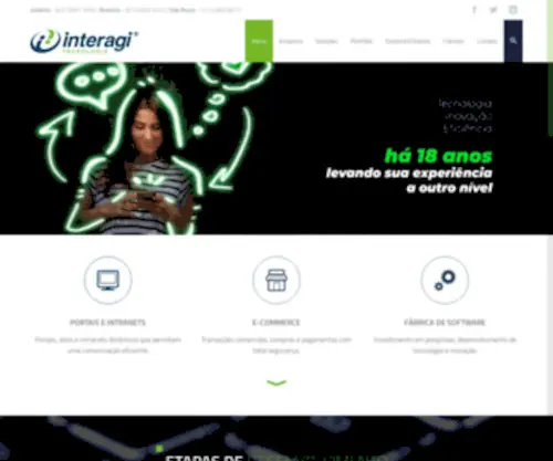 Interagi.com.br(Interagi Tecnologia) Screenshot