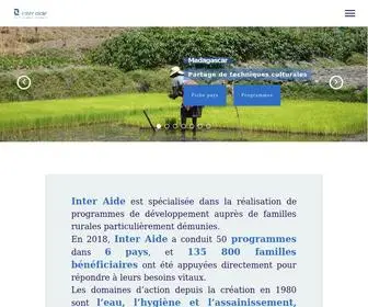 Interaide.org(Lancement et suivi de programmes concrets de d) Screenshot