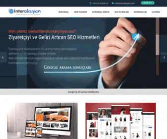 Interaksiyon.com(Web Sitesi Tasarımı Yapan Firma) Screenshot