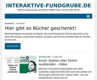 Interaktive-Fundgrube.de(Webtechnologien, Internet-Marketing, Office und mehr) Screenshot